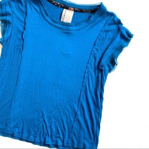 Anthropologie Dolan Left Coast Flutter Sleeve Top